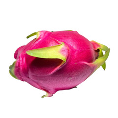 dragon fruit on white background