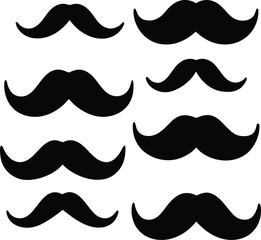 Mustache Icons Set

