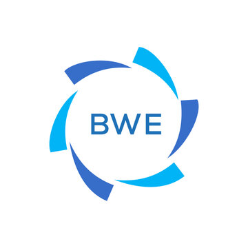 BWE Letter Initial Logo Design Template Vector Illustration