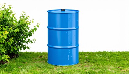 Water barrel for the garden, collecting rainwater
