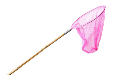 Children's butterfly net for catching butterflies.