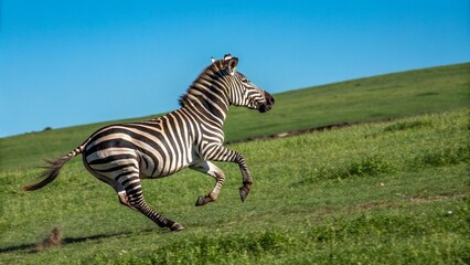 Zebra, sharp and realistic, Photo, Natural light.