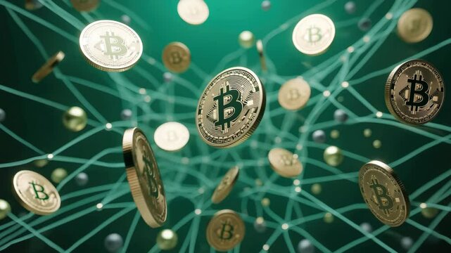 Futuristic teal wave lines with glowing particles on dark background, digital technology concept, abstract data flow, cyber network visualization, modern tech design, dynamic energy pattern - Powered by Adobe