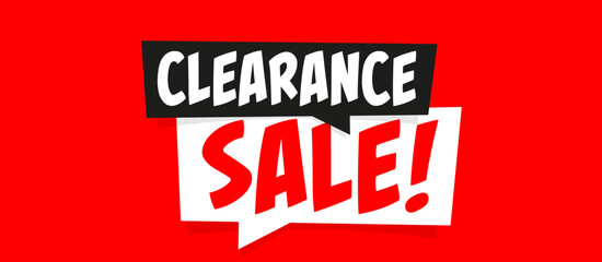 Clearance sale