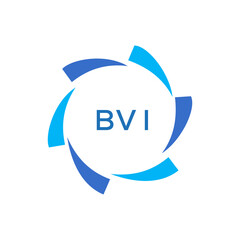  BVI unique vector initials alphabet letter logo design