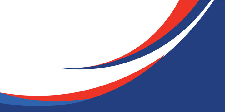 abstract business banner background with red and blue gradient color.eps10