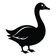 Goose Silhouette Illustration