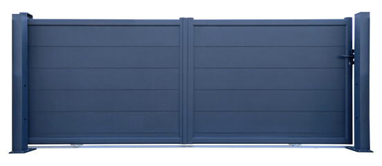 Portail en aluminium d'une maison