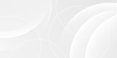 abstract white gradient color background with curve and swirl lines decoration.