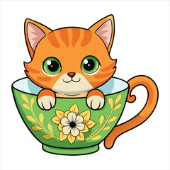 Pet shop adopt cat social media and instagram post web banner template