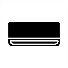 Air Conditioner Icon Symbol isolated white background. vector illustration. color editable.