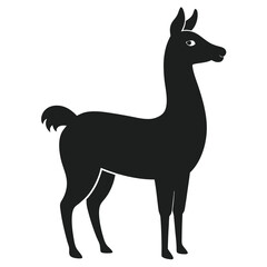 Llama Silhouette Illustration