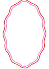 frame border cute doodle scribble hand drawing element