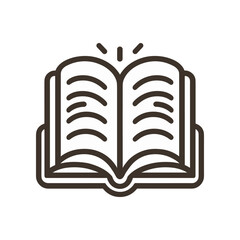 Open book with visible pages in a cozy reading nook, sunlight streaming through a window