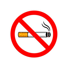 panneau interdiction de fumer