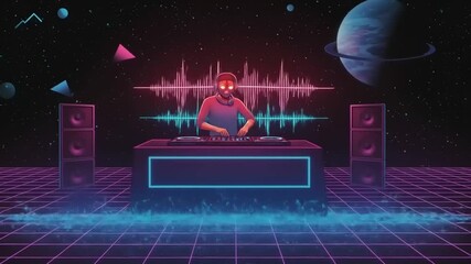 Retro DJ Cosmic Space Mix.