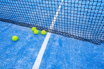 The Geometry of a Pickleball Court Seen from a Drone.