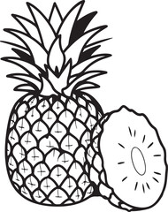 Adobe Illustrator Artwork  pineapple