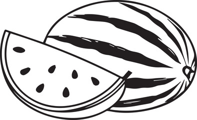 Adobe Illustrator Artwork watermelon