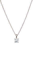 pearl necklace isolated on white