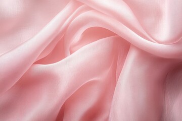 Obraz premium Close-up view of a soft, flowing fabric.