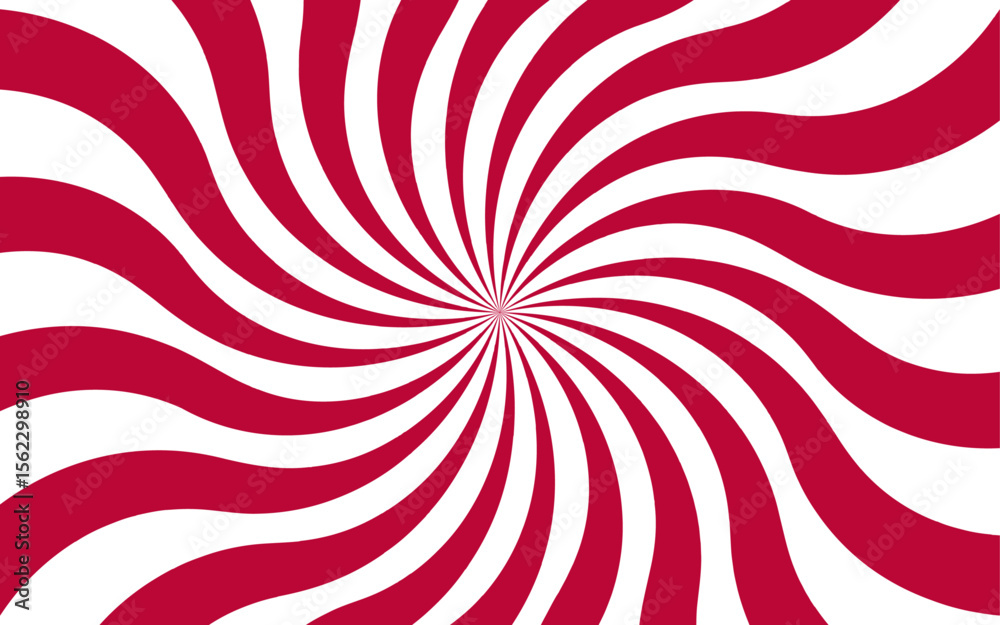 Poster dynamic abstract spiral design with a central focal point with wavy stripes. hypnotic swirl radiates