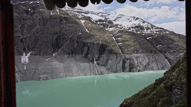 Lake Dix Of Grande Dixence Dam