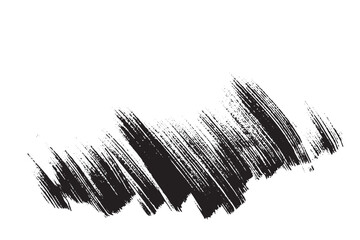 Grunge Diagonal Paint Brush Stroke Texture on White Background