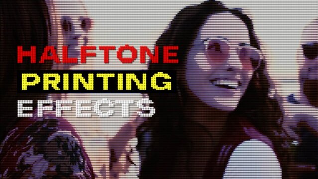 Halftone Printing Effects