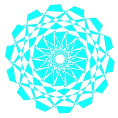 snowflake on white background