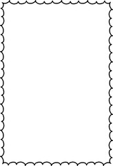 minimalist doodle scribble frame