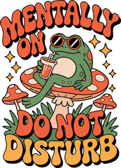 Frog Retro Cartoon