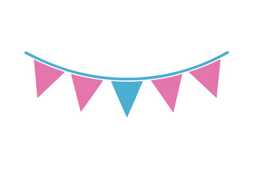 Bunting Flags Vector for Party and Celebration Decorations