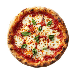 Marinara pizza on transparent background