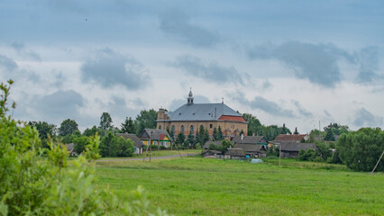 Fototapeta premium Kastzel Most Holy Trinity, Voistom, Grodno region, Belarus