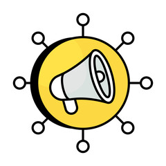 Digital Marketing Colored Outline Icons