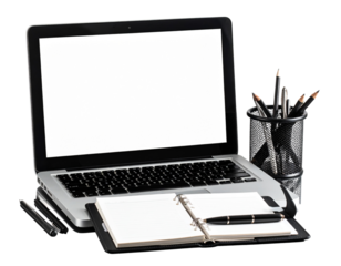 Laptop with Planner PNG