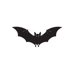 Fototapeta premium Bat Silhouette Vector Illustration