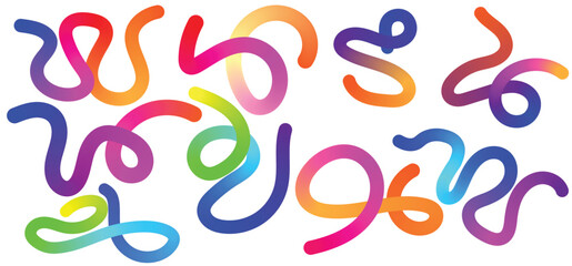 Transparent PNG available
Vibrant Summer Abstract Poster Background Set with Wavy Lines.EpS10
