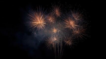 Fototapeta premium Vibrant Fireworks Display