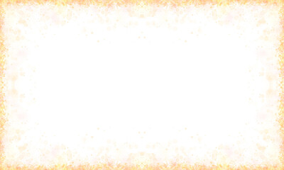 Luxury Gold Glitter With Bokeh Frame Border