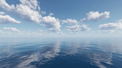 Obraz premium ocean and perfect sky, no logos, no brands