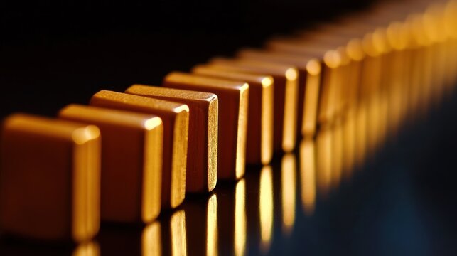 Gold Blocks in a Row