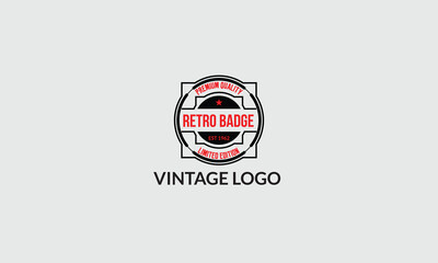 Vector vintage logo design fully editable high quality