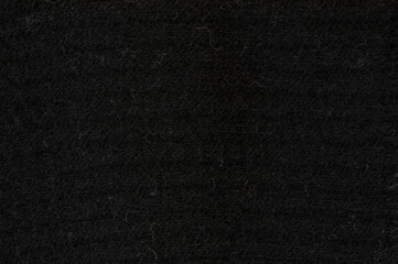Texture of smooth black fabric captured in natural light during the day