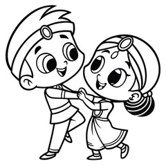 man and woman cartoon