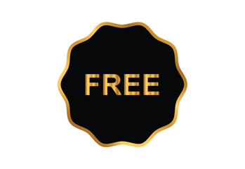 Free logo design concept and black color background