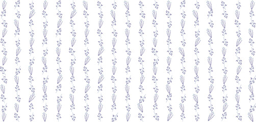 Seamless floral pattern with a subtle textile-inspired texture, combining soft botanical elements with a natural woven feel. Features hand-drawn flowers and organic leaves arranged