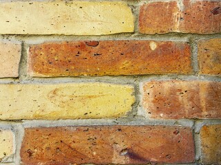 Clinker brick wall texture.