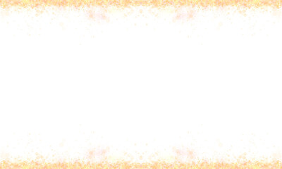 Luxury Gold Glitter With Bokeh Frame Border